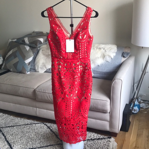 Brand new Rodeo Show red lace dress - Picture 1 of 4